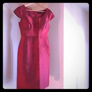 Tahari Ruby Red Dress